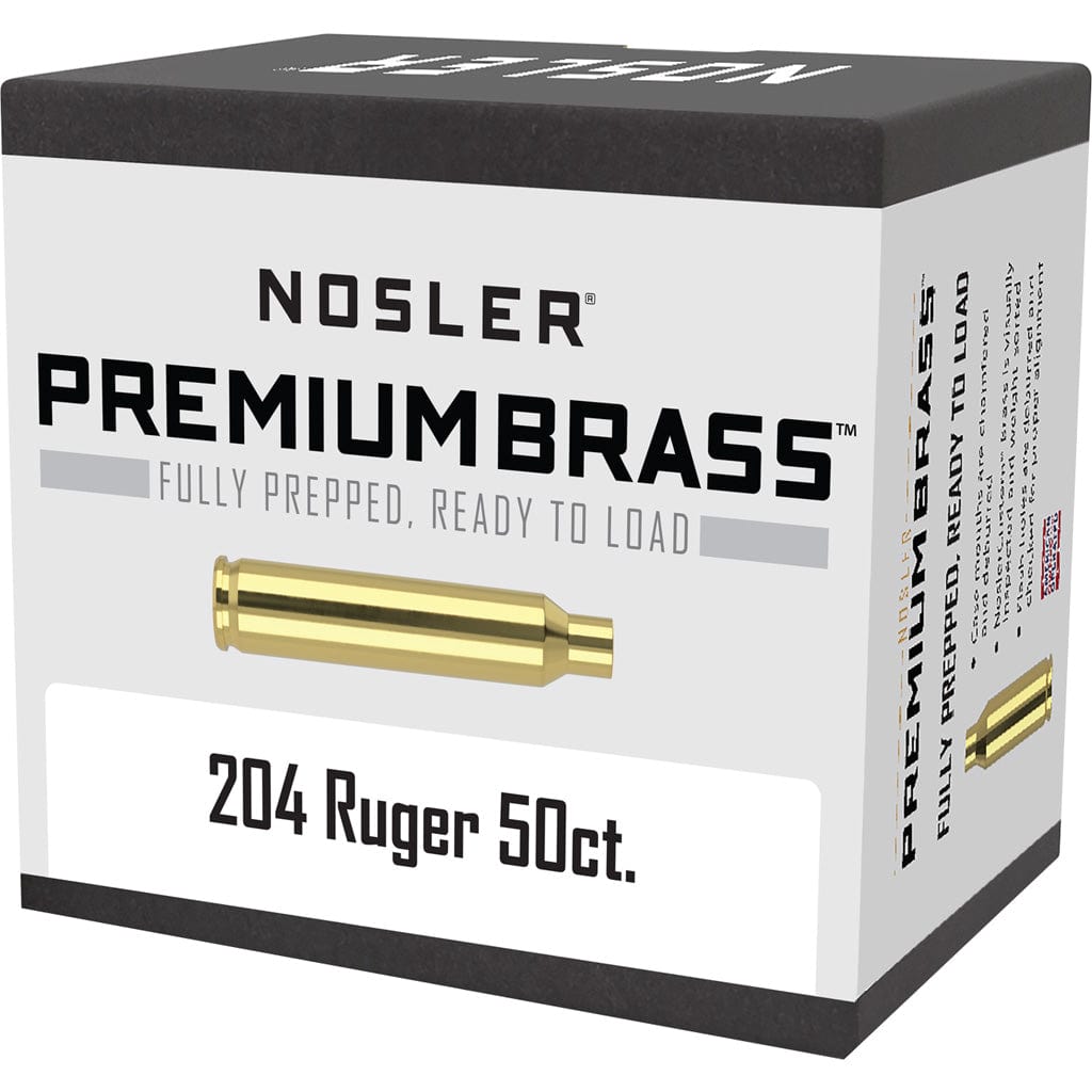 Nosler Nosler Custom Brass .204 Ruger 50 Pk. Reloading