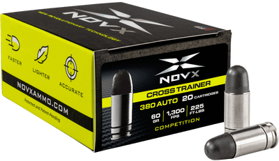 NovX Novx Cross Trainer, Novx 380ctcss-20  380   60g Cross Trainer    20/10 Ammo