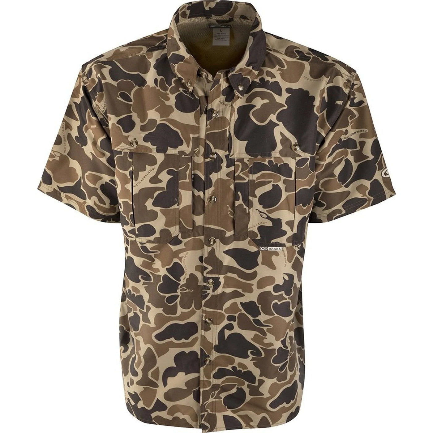 Drake Vented Wing Shooters Shirt Short Sleeve