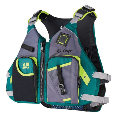 Onyx Outdoor Onyx Airspan Angler Life Jacket - XS/SM - Green Paddlesports