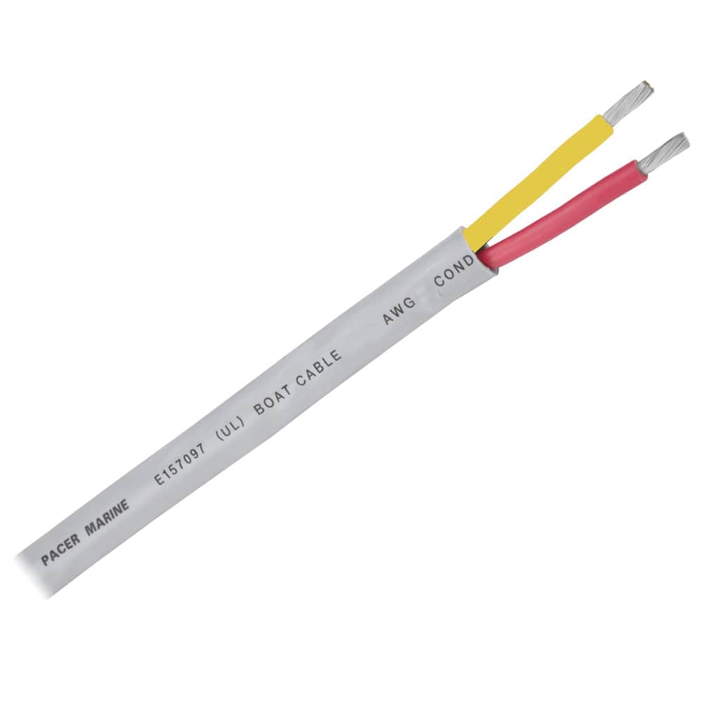 Pacer Group Pacer 14/2 AWG Round Safety Duplex Cable - Red/Yellow - 100' Electrical