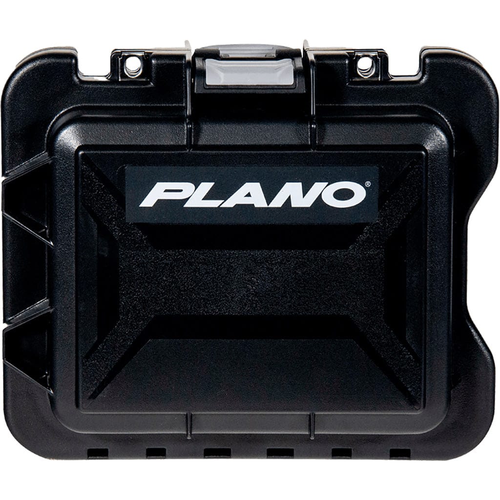 Plano Plano Element Pistol And Accessory Case Black With Grey Accents Medium Gun Storage