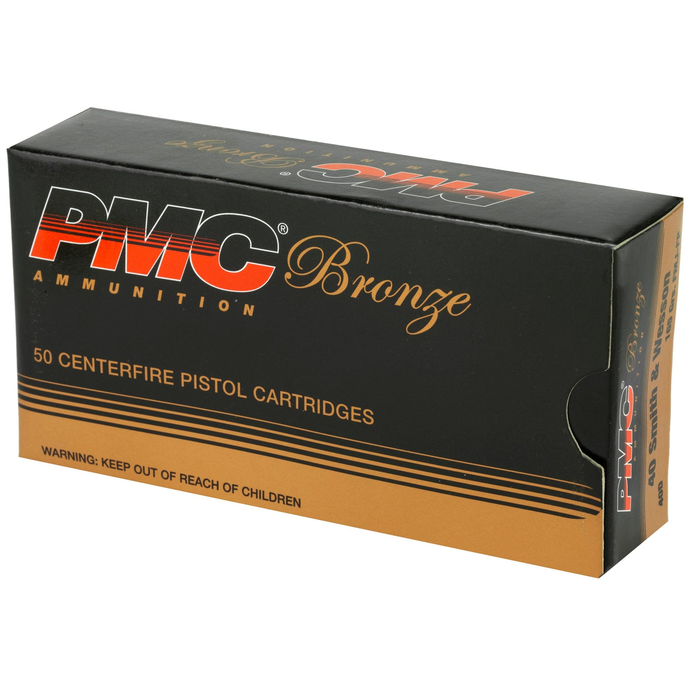 PMC Pmc 40 Sw 165gr Fmj-fp - 50rd 20bx/cs Ammo