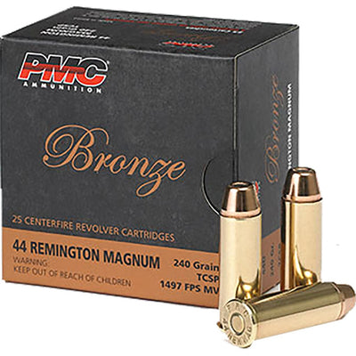 PMC Pmc Bronze Pistol Ammo 44 Rem. Tc-sp 240 Gr. 25 Rd. Ammo