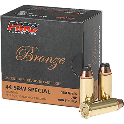 PMC Pmc Bronze Pistol Ammo 44 Spl Jhp 180 Gr. 25 Rd. Ammo