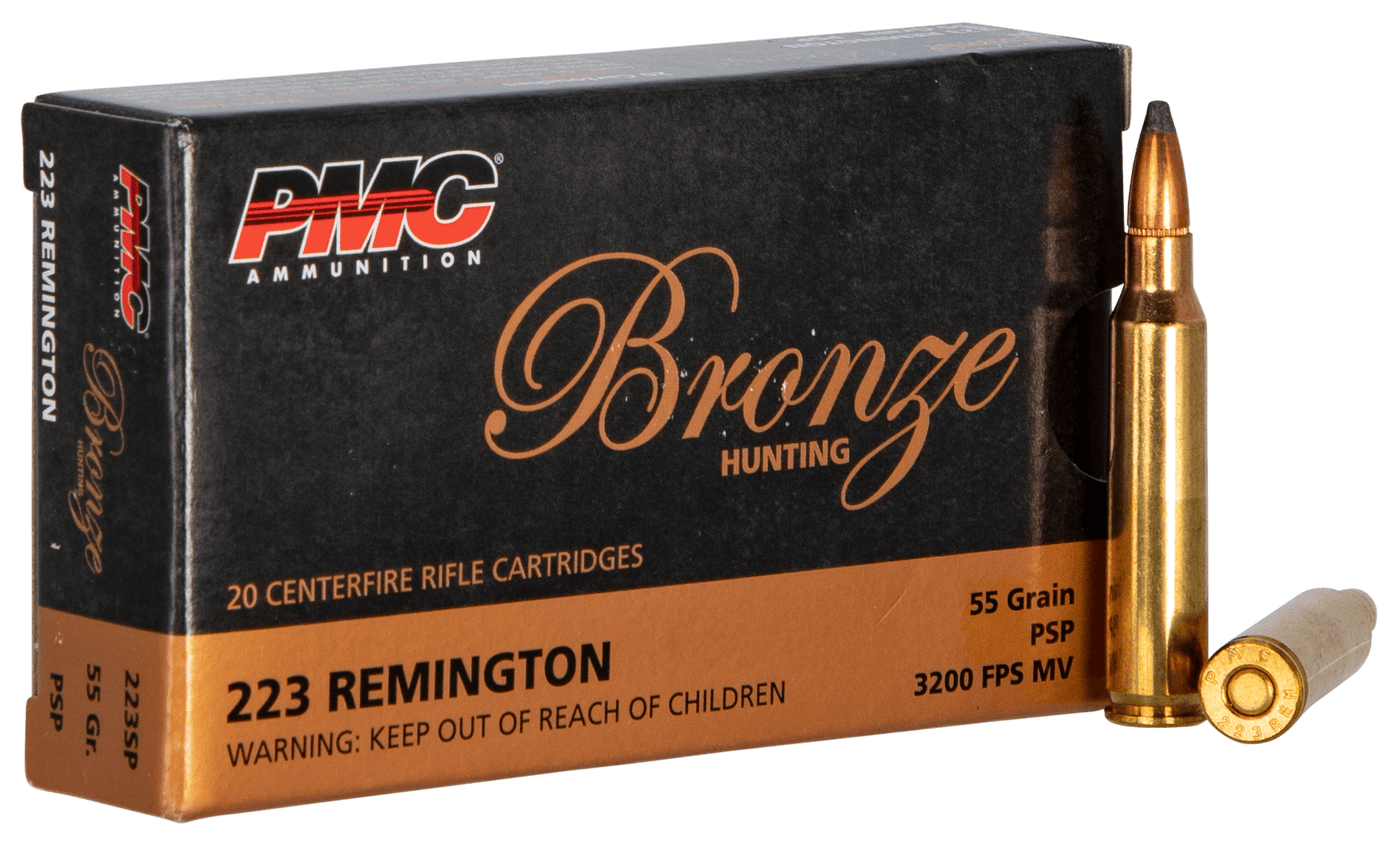 PMC Pmc Bronze Rifle Ammo 223 Rem. Psp 55 Gr. 20 Rd. Ammo