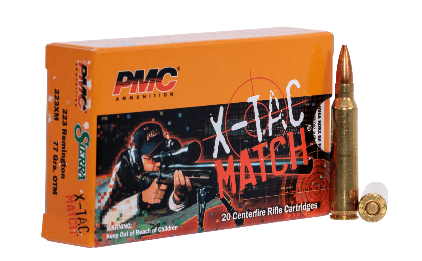 PMC Pmc X-tac Match Rifle Ammo 223 Rem. Otm 77 Gr. 20 Rd. Ammo