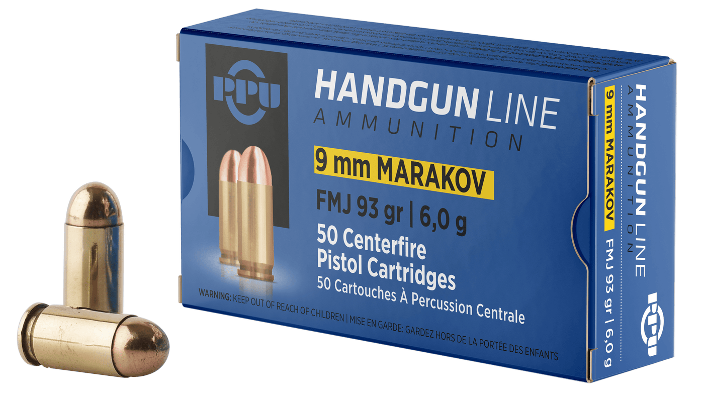 PPU Ppu Handgun, Ppu Pph9mf      9x18mak      93 Fmj          50/20 Ammo