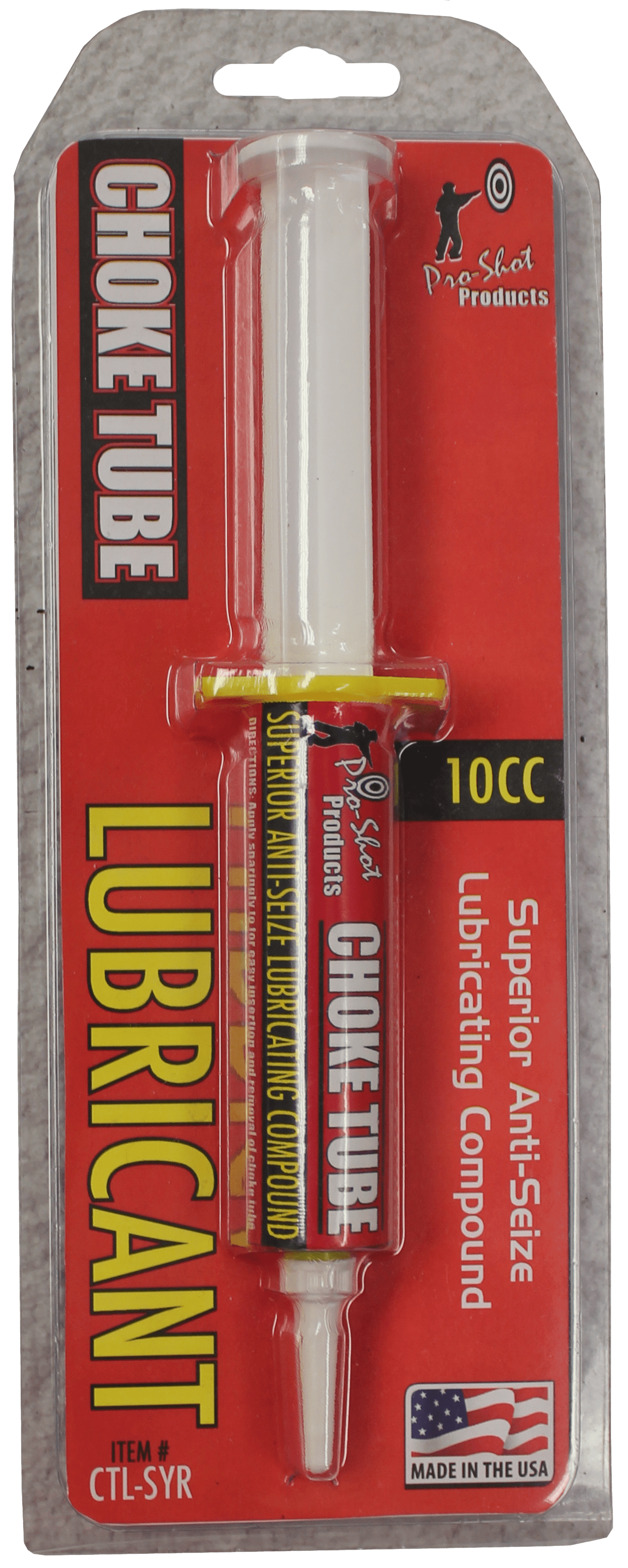 Pro-Shot Pro-shot Choke Tube Lube, Proshot Ctl-syr        Syringe Choketube Lube 10cc Gun Care