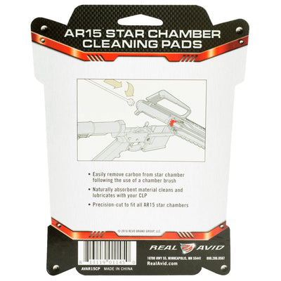 Real Avid/Revo Real Avid Ar15 Star Chamber - Cleaning Pads 20 Pack Gun Care