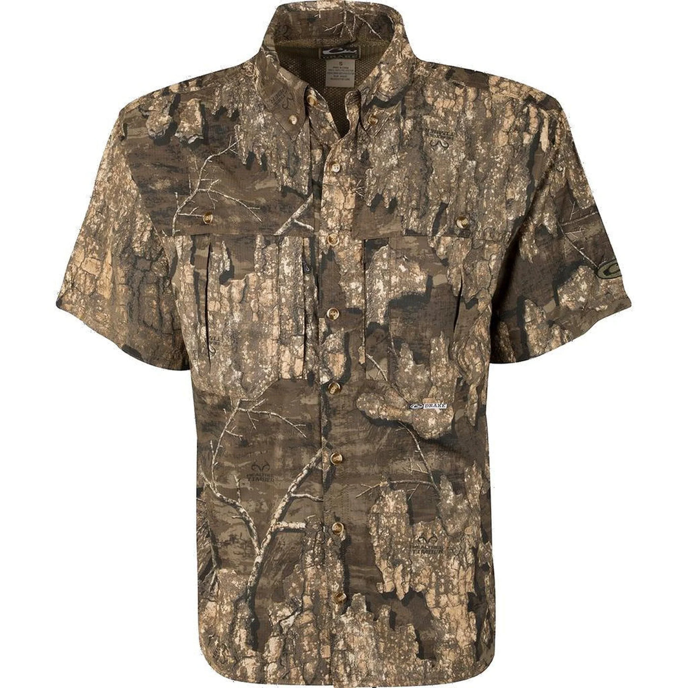 Drake Vented Wing Shooters Shirt Short Sleeve