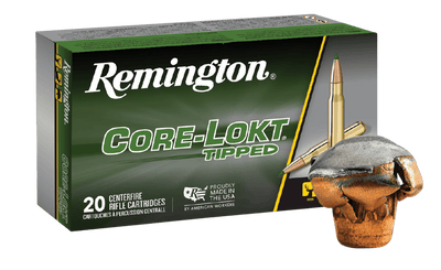 Remington Ammunition Remington Core-lokt Tipped Rifle Ammo 270 Win. 130 Gr. Core-lokt Tipped 20 Rd. Ammo