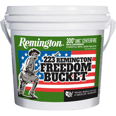 Remington Ammunition Remington Freedom Bucket Umc Rifle Ammo 223 Rem. 55 Gr. Fmj 300 Rd. Ammo