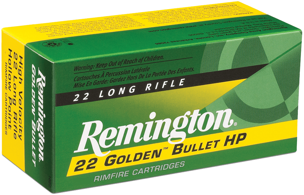 Remington Ammunition Remington Golden Bullet Rimfire Ammo 22 Lr. 36 Gr. Hp 225 Rd. Ammo