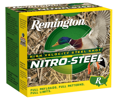 Remington Ammunition Remington Nitro-steel 12ga 3" - 25rd 10bx/cs #2 1450fp 1-1/4oz Ammo