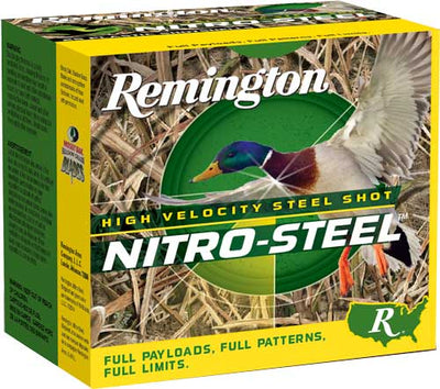 Remington Ammunition Remington Nitro-steel 12ga 3" - 25rd 10bx/cs #2 1450fp 1-1/4oz Ammo