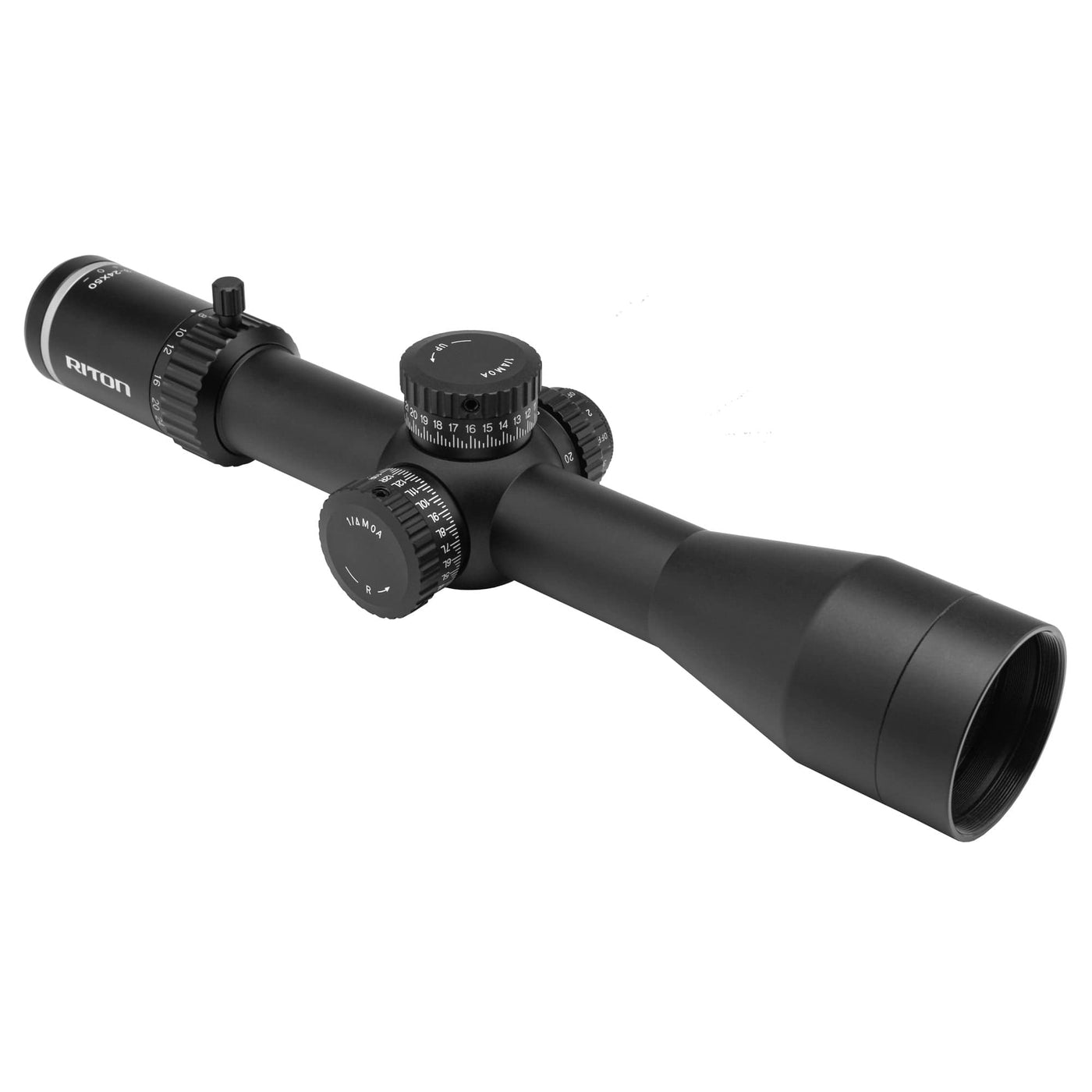 RITON OPTICS Riton 7 Conquer Scope 3-24x50 - 34mm Sfp Illum G7 Moa Black Optics