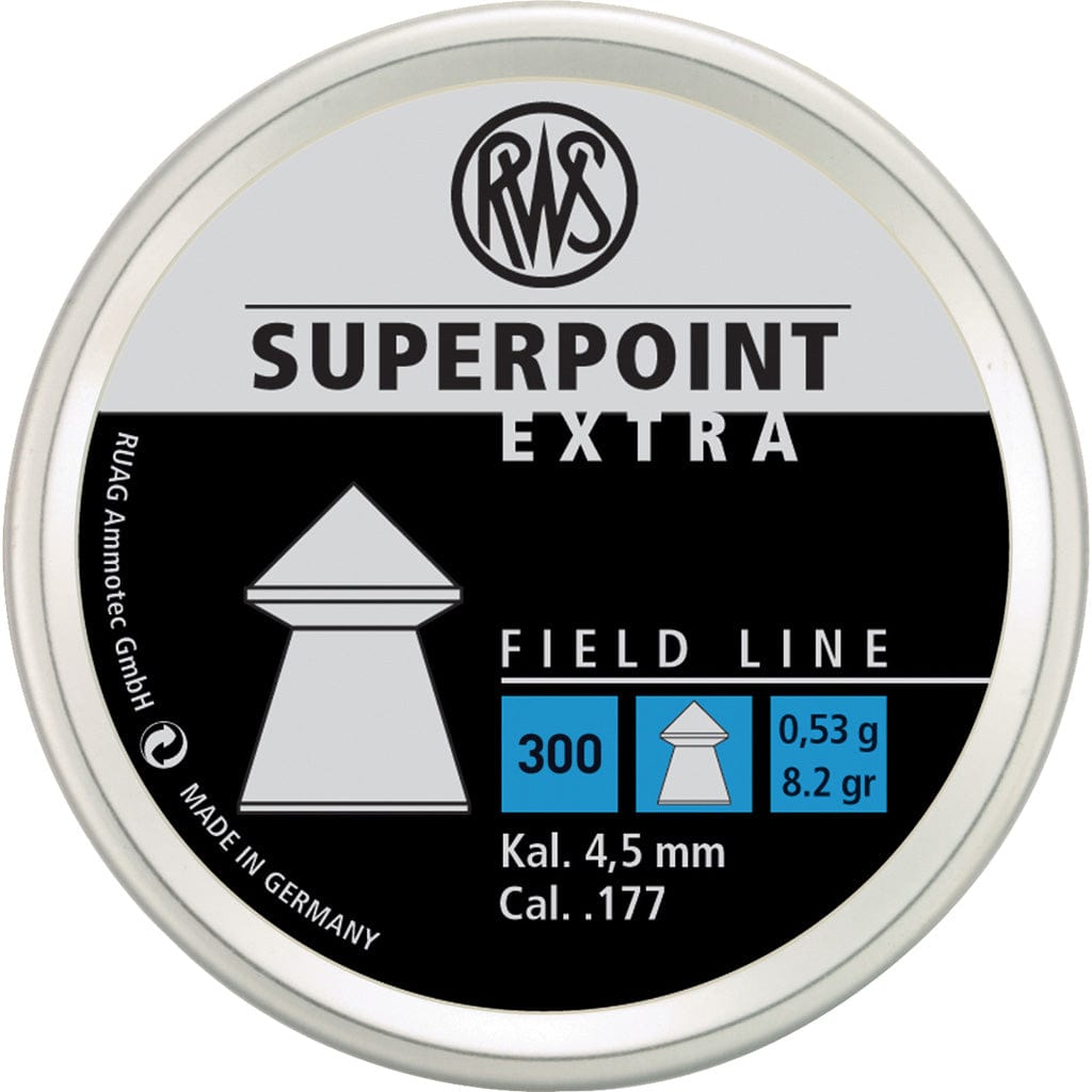 RWS Rws Superpoint Extra Field Line .177 Pellet 300 Ct. Airguns And Accessories