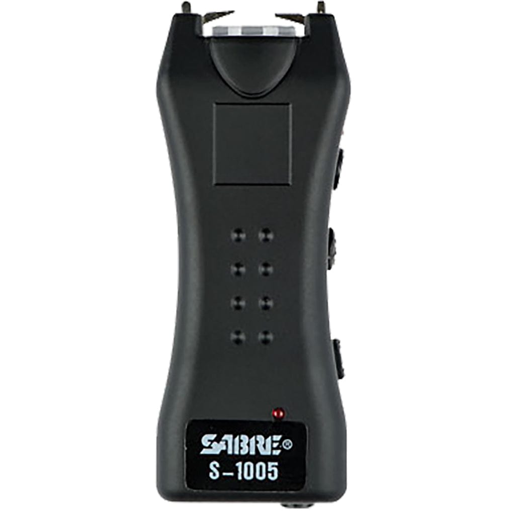 Sabre Sabre Dual Capacitor Stun Gun Black 1.600 Uc With Led Flashlight Accessories