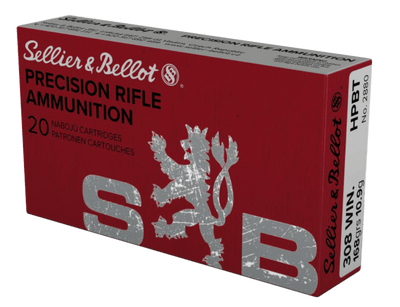 Sellier & Bellot S&b 308 Win 168 Gr Hpbt 20/500 Ammo