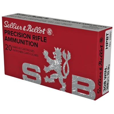 Sellier & Bellot S&b 308 Win 168 Gr Hpbt 20/500 Ammo