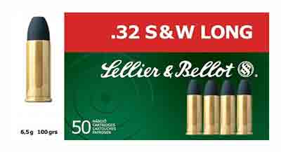 Sellier & Bellot S&b 32 Sw Long 100gr Lrn - 50rd 30bx/cs Ammo