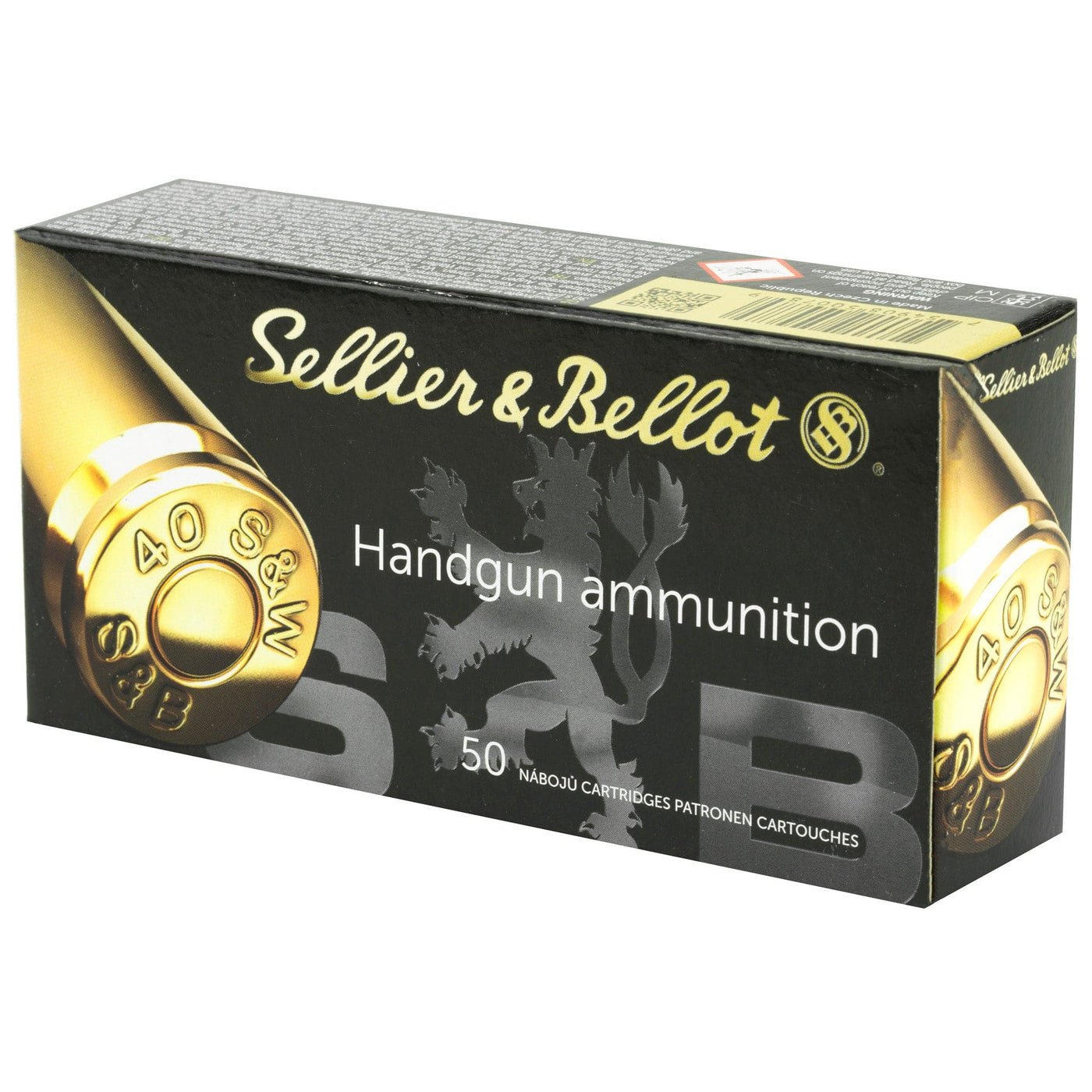 Sellier & Bellot S&b 40sw 180gr Jhp 50/1000 Ammo