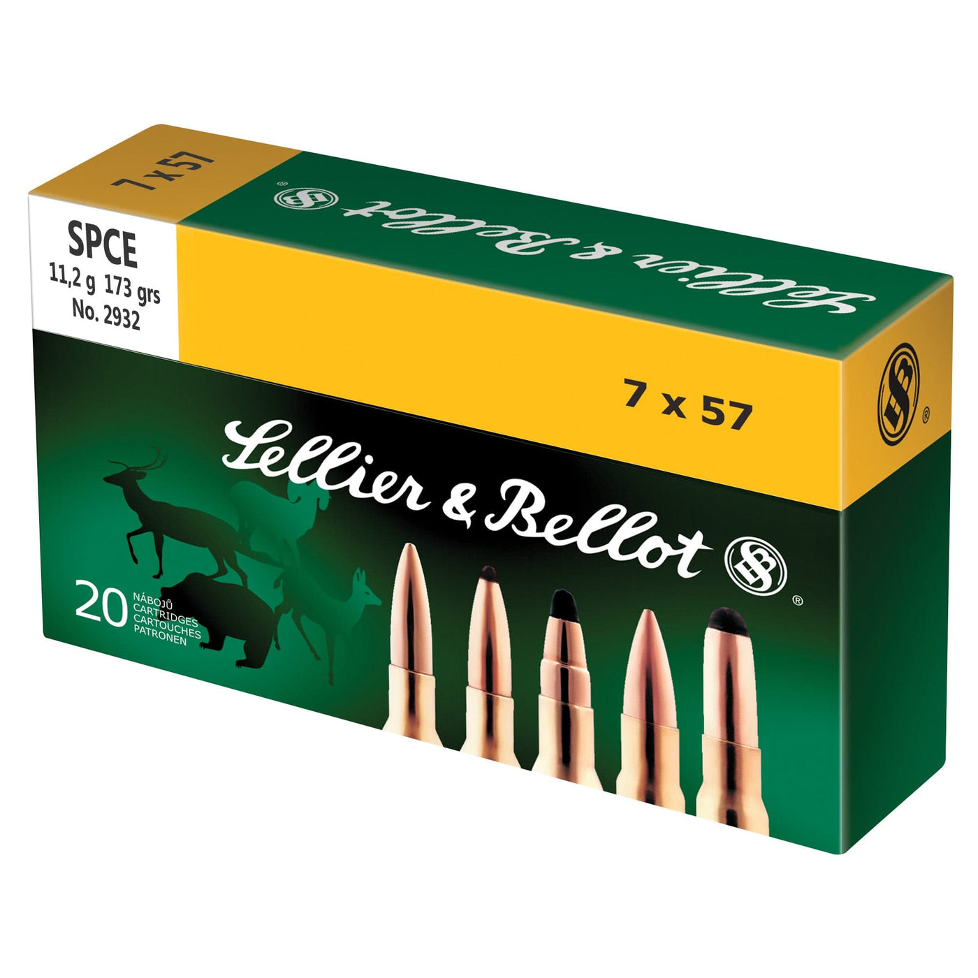 Sellier & Bellot S&b 7x57mm Mauser 173gr Spce - 20rd 20bx/cs Ammo