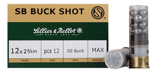 Sellier & Bellot Sellier & Bellot Shotgun, S&b Sb12bsd        12ga 2.75  4b 27pel       10/25 Ammo