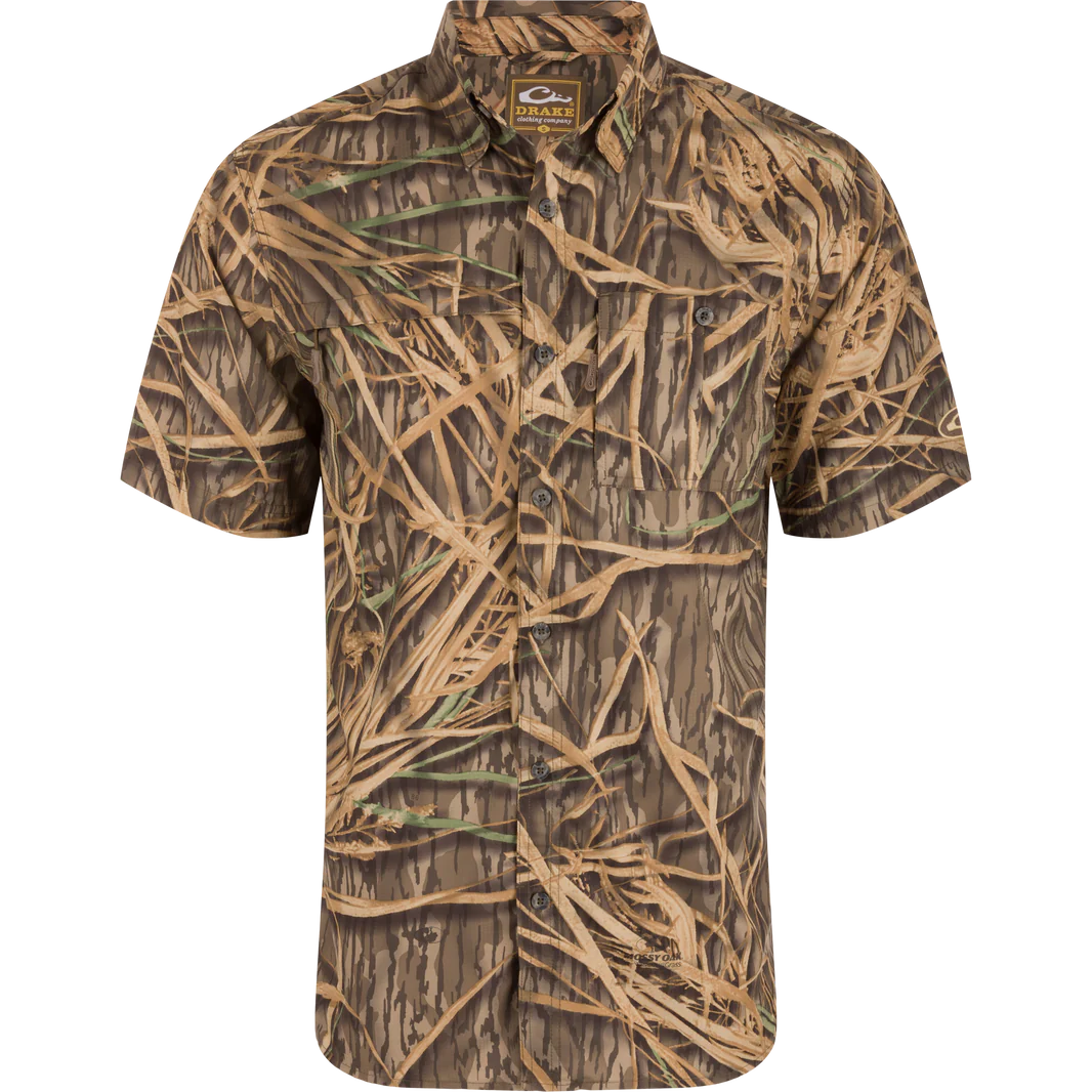 Drake Vented Wing Shooters Shirt Short Sleeve