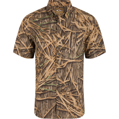 Drake Vented Wing Shooters Shirt Short Sleeve