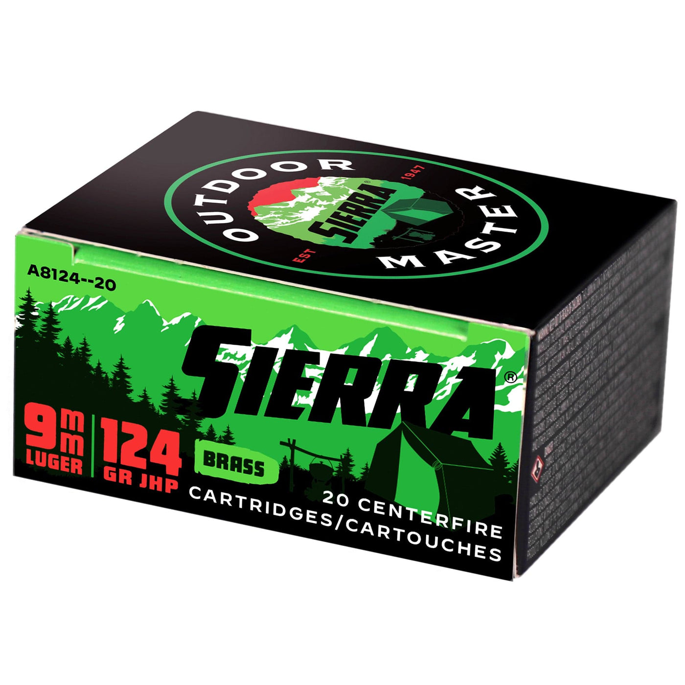 Sierra Bullets Sierra Outdoor Master Handgun Ammo 40 S&w 180 Gr. Jhp 20 Rd. Ammunition