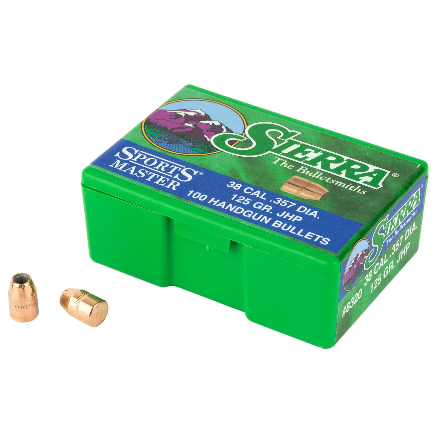 Sierra Sierra Bullets .38 Cal .357 - 125gr Jhp 100ct Reloading