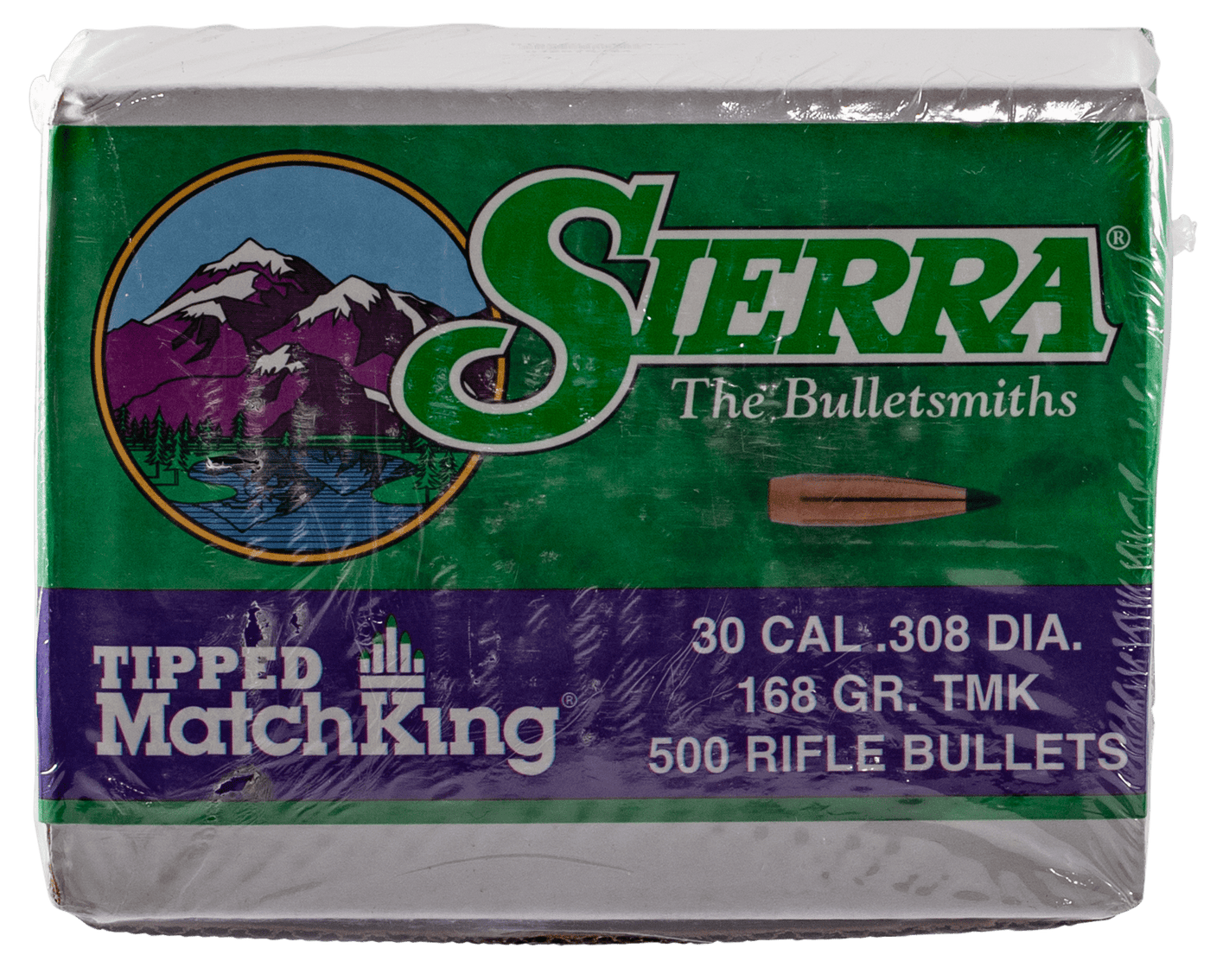 Sierra Sierra Tipped Matchking, Sierra 7768c .308 168 Tipped Mk                500 Reloading