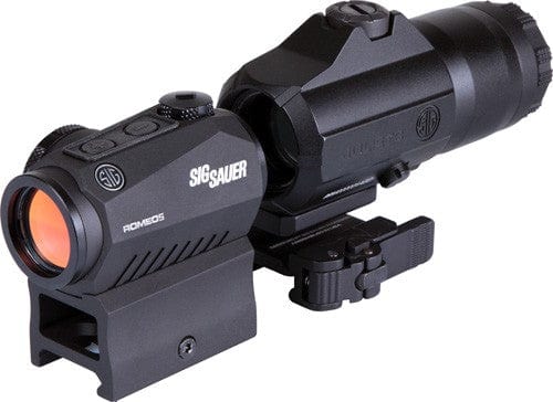 Sig Sauer Electro-Optics Sig Optics Romeo5/juliet3x - Magnifier Combo 2moa Black Optics