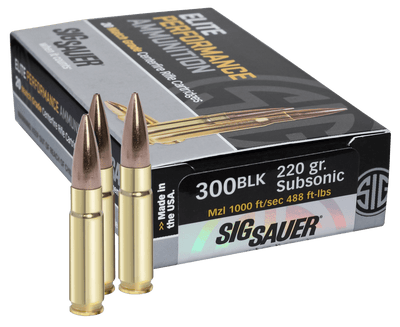 Sig Sauer Sig 300 Aac 220gr Ot Match - 20rd 25bx/cs Ammo