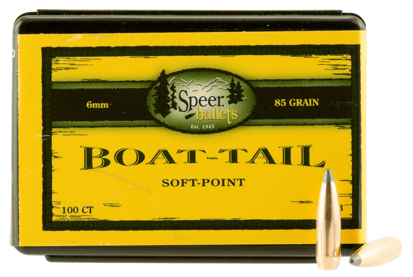 Speer Ammo Speer Ammo Boat-tail, Speer 1213      Bull .243  85 Sptzbt           100 Reloading