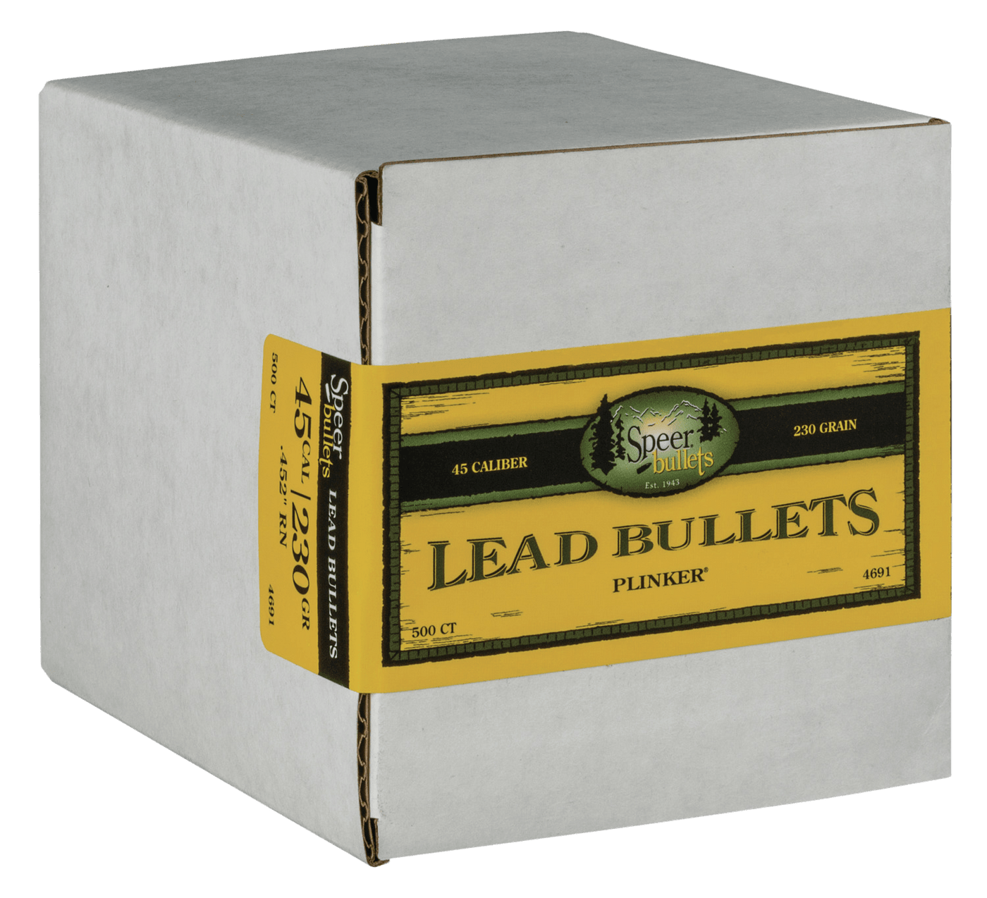 Speer Ammo Speer Ammo Handgun, Speer 4691      Bull .452 230 Lrn              500 Reloading