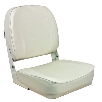 Springfield Marine Springfield Economy Folding Seat - White Boat Outfitting