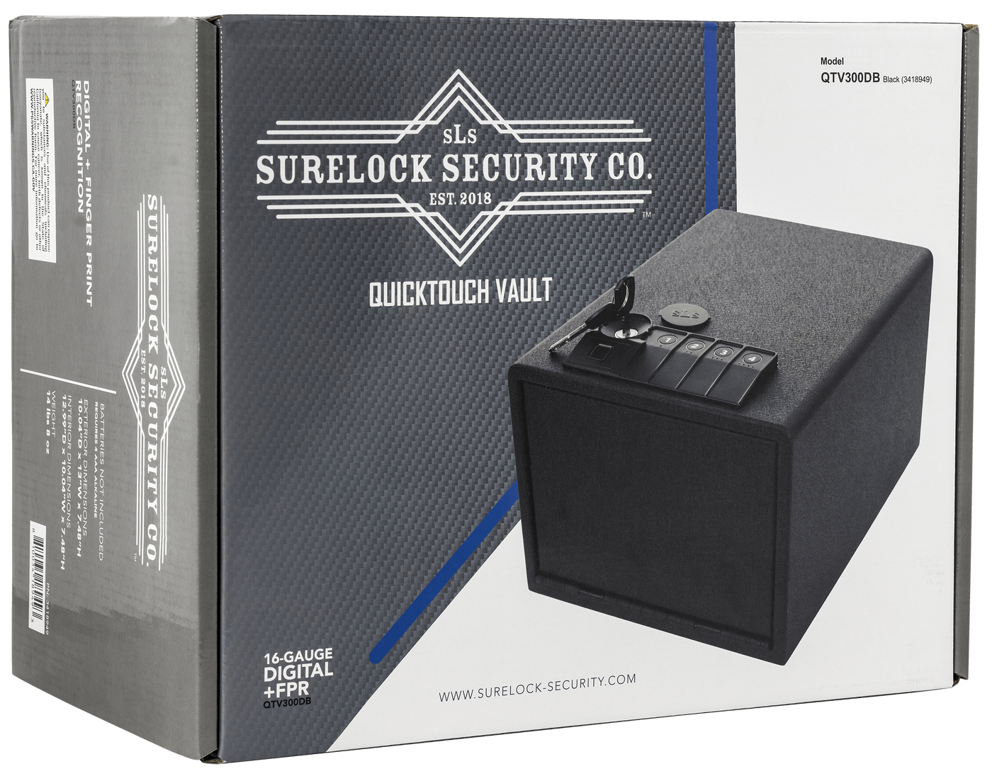 SURELOCK (DANSONS US LLC) Surelock (dansons Us Llc) Quicktouch, Surelock 3418949 Quicktouch Vault-model 300 Dig/bi Firearm Accessories