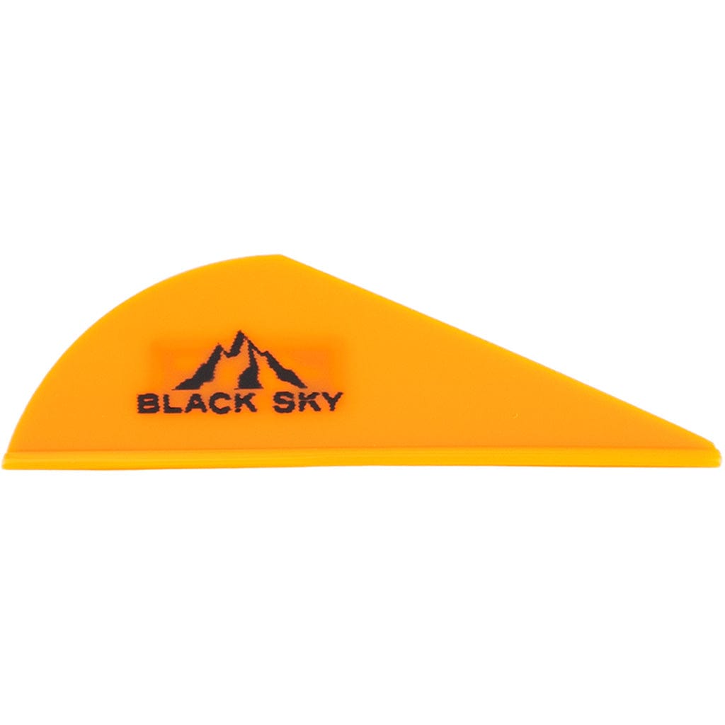 Texas Fowlers Bohning Black Sky Vane 2 In. Neon Orange 100 Pk. Fletching Tools and Materials