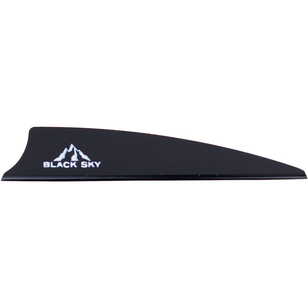 Texas Fowlers Bohning Black Sky Vane 3 In. Shield Cut Black 100 Pk. Fletching Tools and Materials