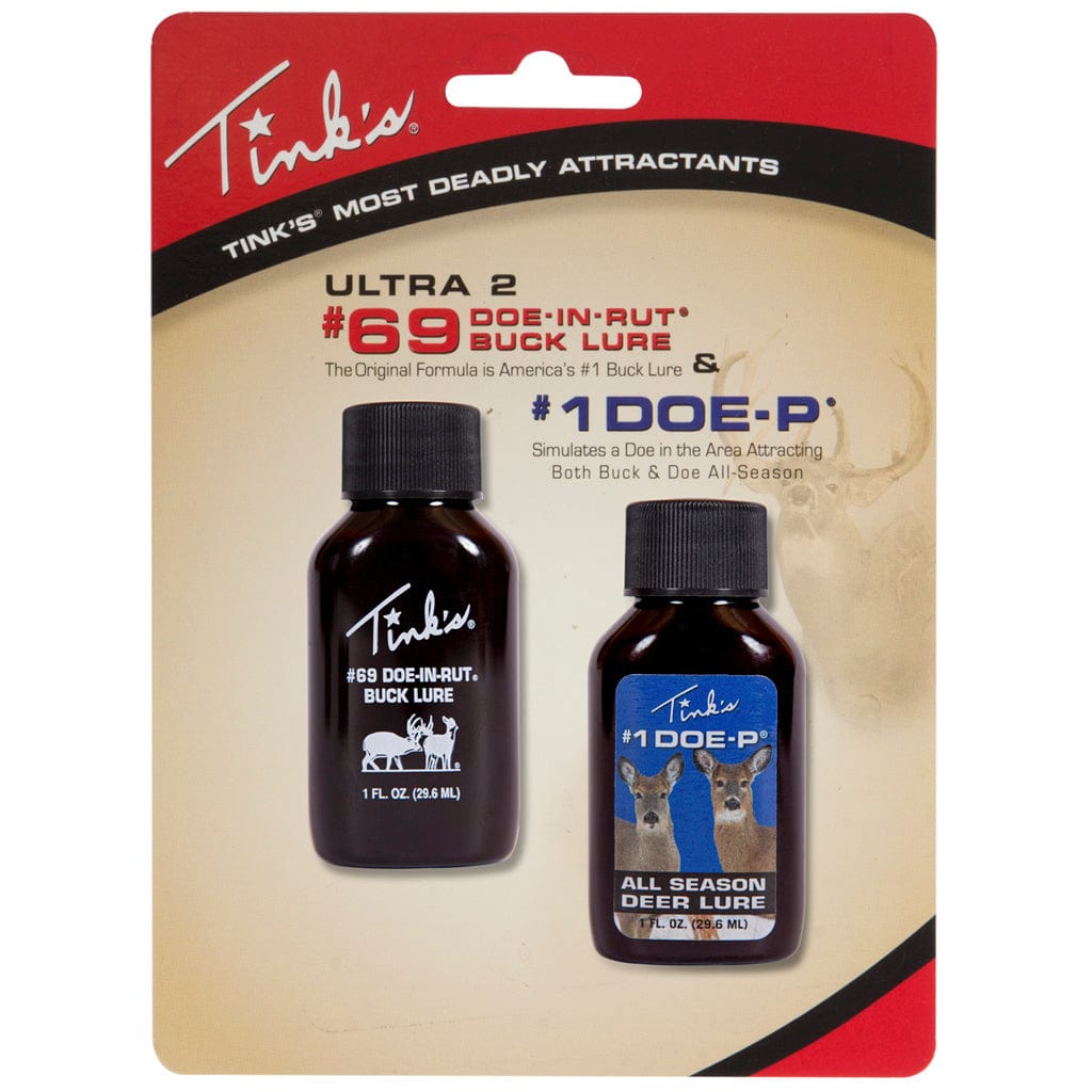 Tinks Tinks Ultra 2 #69 Doe-in-rut/#1 Doe-p Combo 1 Oz. 2 Pk. Hunting