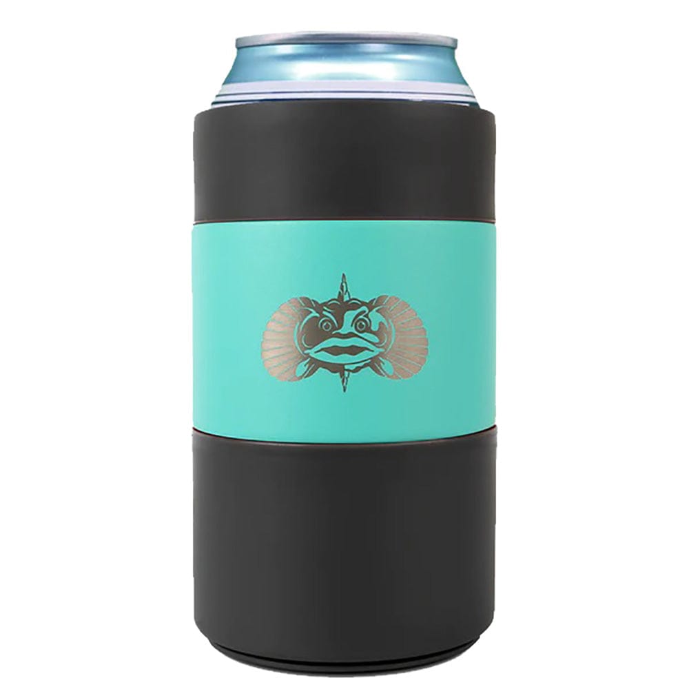 Toadfish Toadfish Non-Tipping Can Cooler + Adapter - 12oz - Teal Boat Outfitting