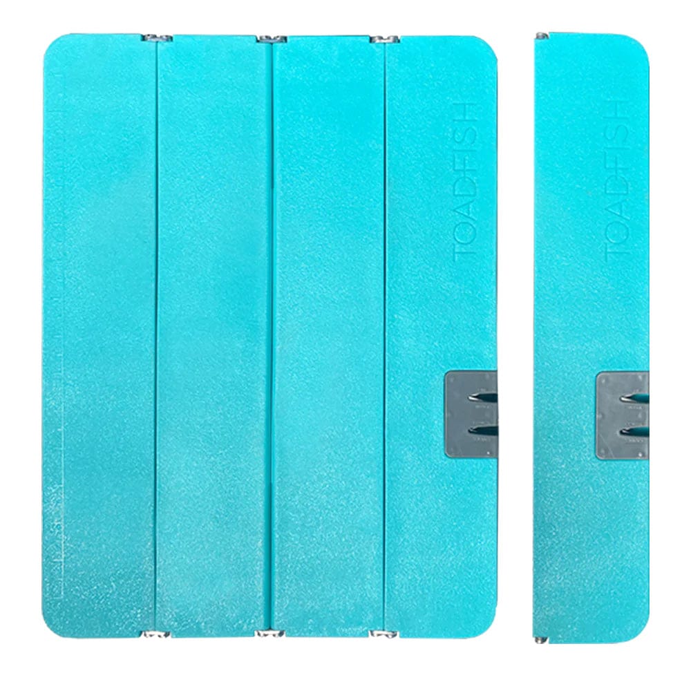 Toadfish Toadfish Stowaway Folding Cutting Board w/Built-In Knife Sharpener - Teal Boat Outfitting