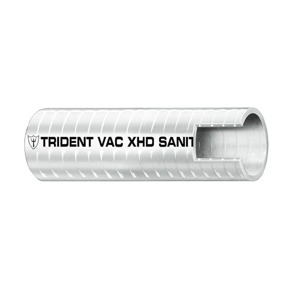 Trident Marine Trident Marine 1" VAC XHD Sanitation Hose - Hard PVC Helix - White - Sold by the Foot Marine Plumbing & Ventilation