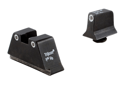 Trijicon Trijicon Night Sight Set Green - Suppressor 3 Dot For Glock 17 Firearm Accessories