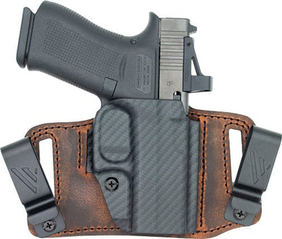 Versacarry Versacarry Insurgent Iwb/owb - Holster Rh For Glock 19 Brown Firearm Accessories