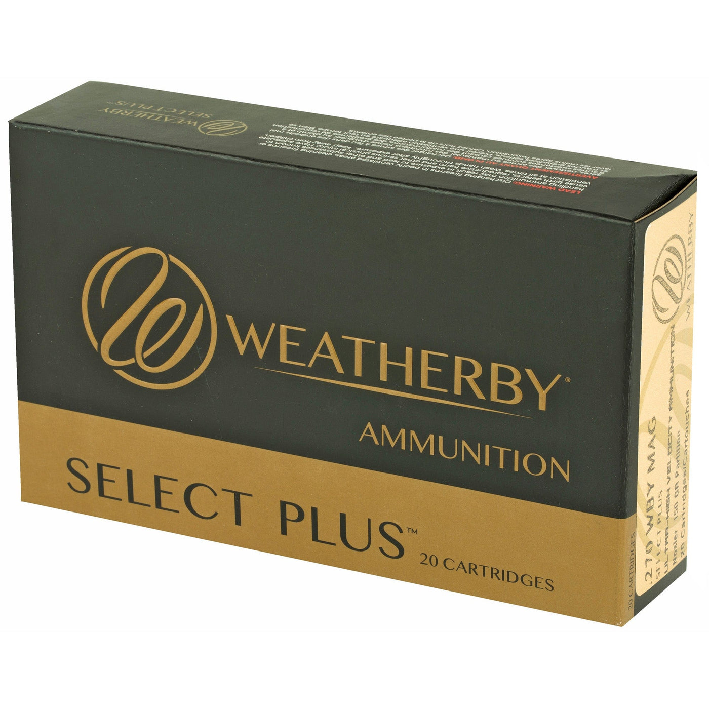 Weatherby Weatherby 270 Wby Magnum 150gr - 20rd 10bx/cs Nosler Partition Ammo