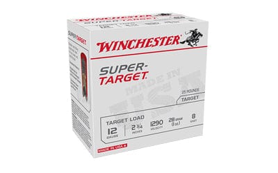 Winchester Ammo Win Spr-trgt 12ga 2-3/4" #8 25/250 Ammo